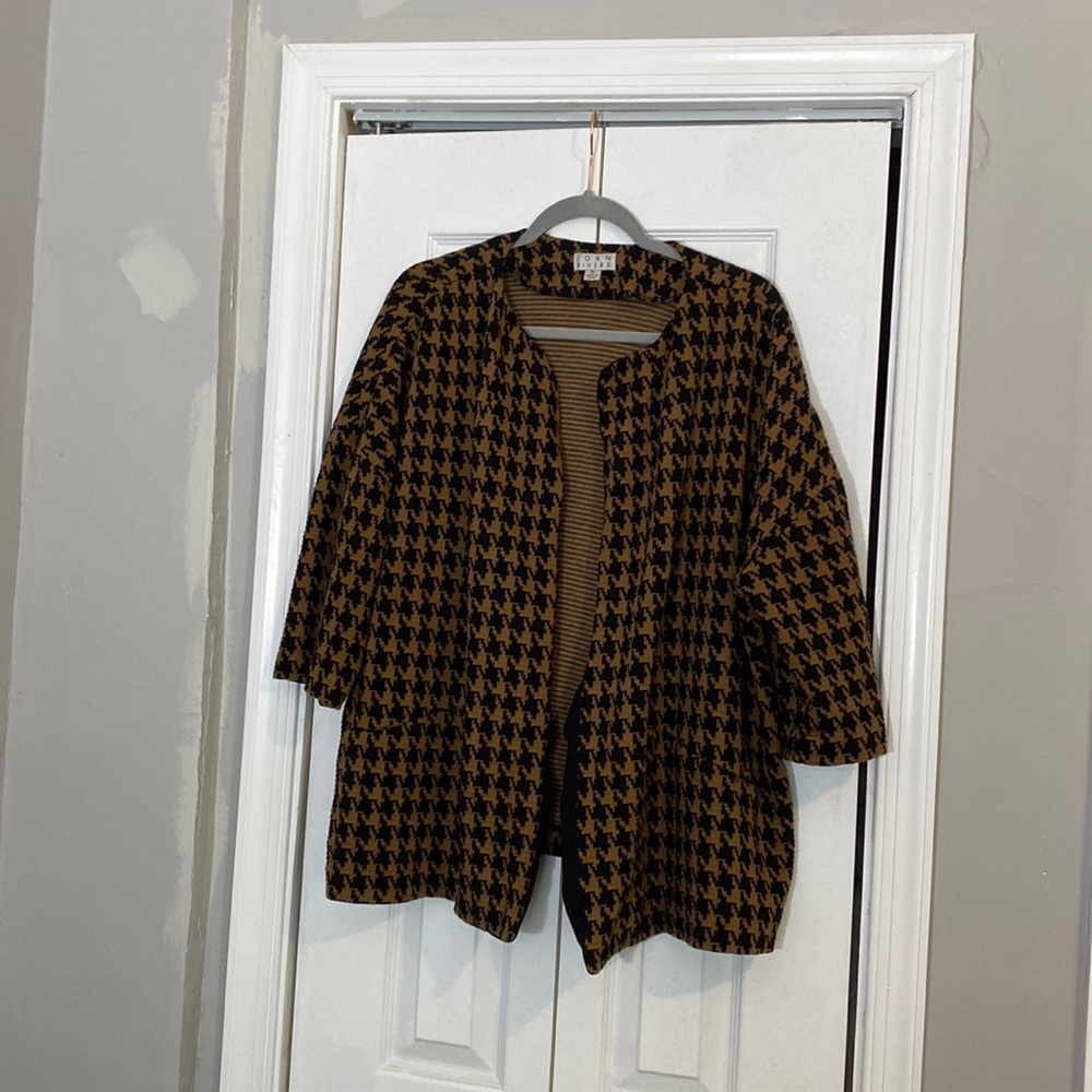 Joan Rivers Houndstooth Jacket